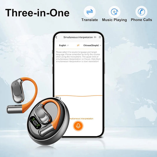 Real-Time Translation Earbuds - 144 Languages