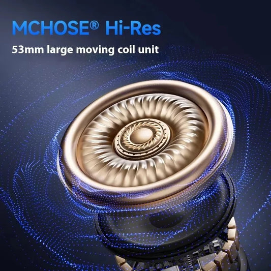 Original MCHOSE V9 Pro Customized Gaming Headphone Tri-mode Esports Earphones Hi-res Music Active Noise Reduction Headsets PC