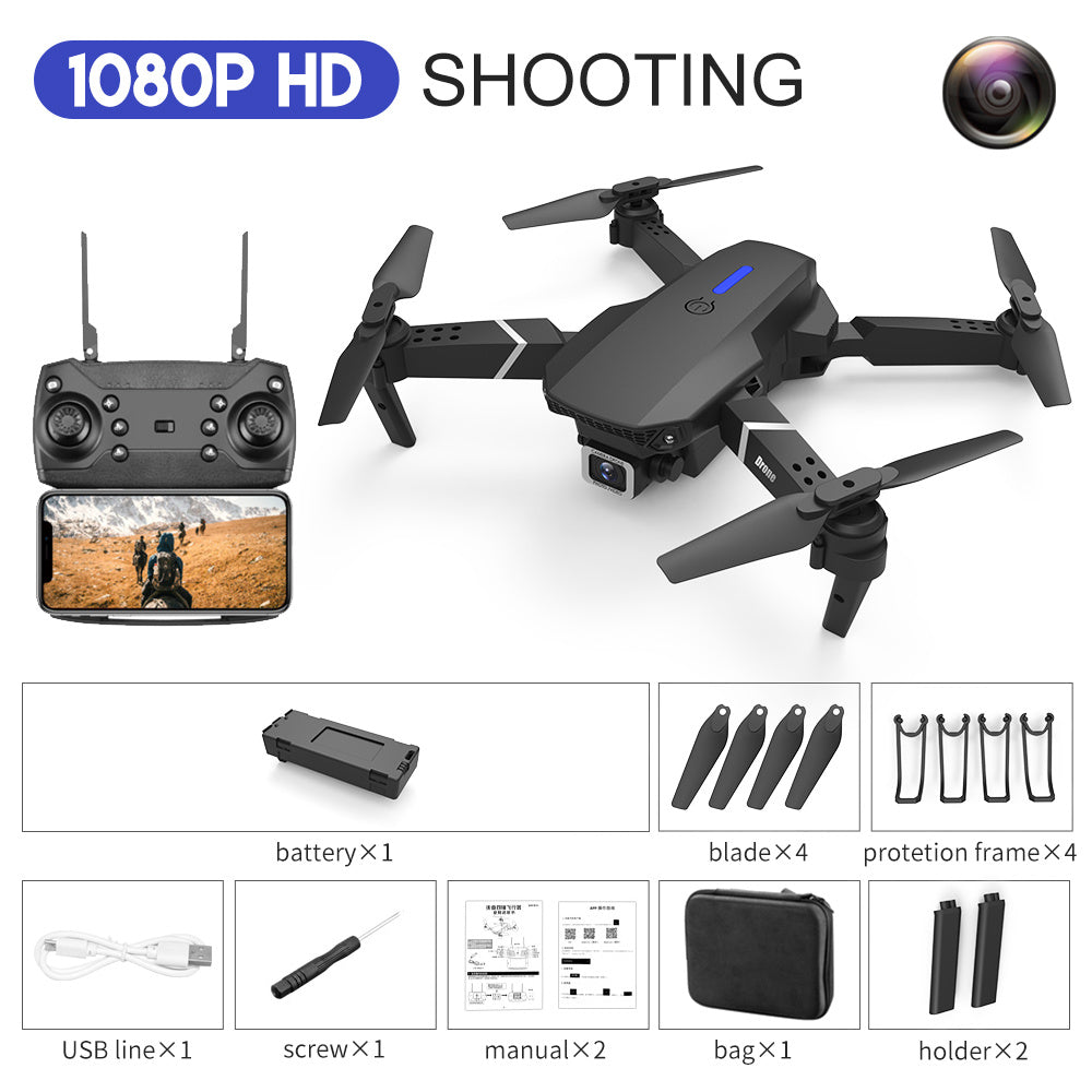 E88 4K Drone with HD Dual Camera
