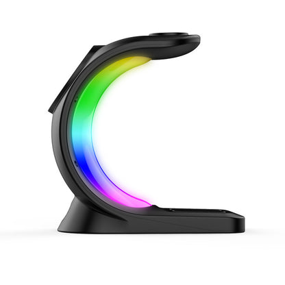 4-in-1 Magnetic Wireless Charger with Atmosphere Light