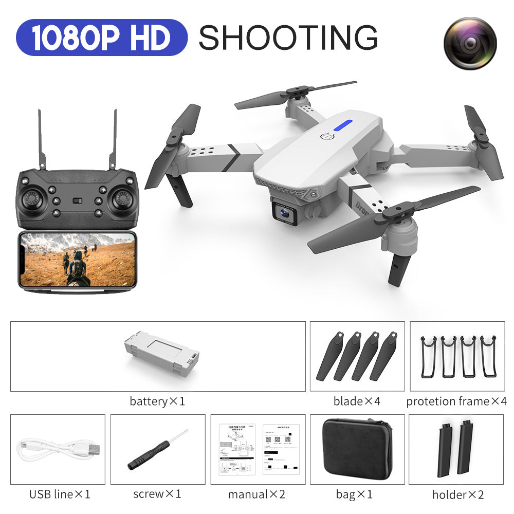 E88 4K Drone with HD Dual Camera