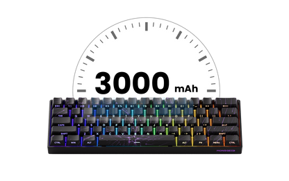 Akko MonsGeek FUN60 Mechanical Keyboard Magnetic Switch 60% Gaming Keyboards Rapid Trigger 0.01mm 8K ARGB HE/TMR Custom Keyboard