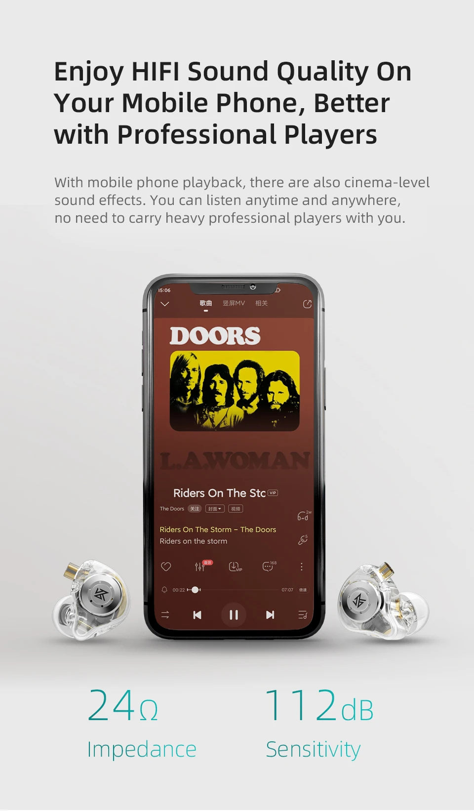 KZ EDX Pro Wired Earphones - HiFi In-Ear Monitor, Bass Stereo