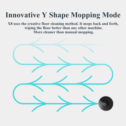 ABIR X8 Robot Vacuum - Laser Navigation Multi-Floor Mapping Zone Cleaning