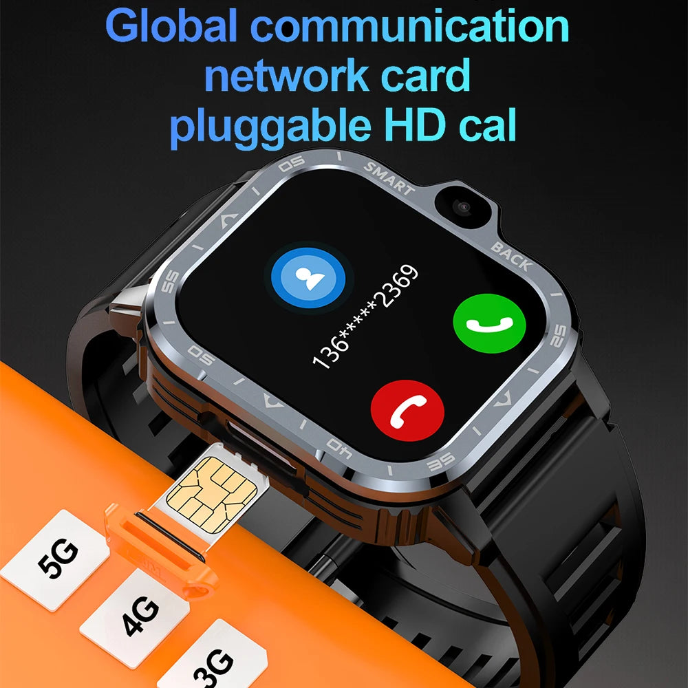 Valdus PGD Android Smart Watch - GPS, Dual Camera, 4G SIM, 64G ROM