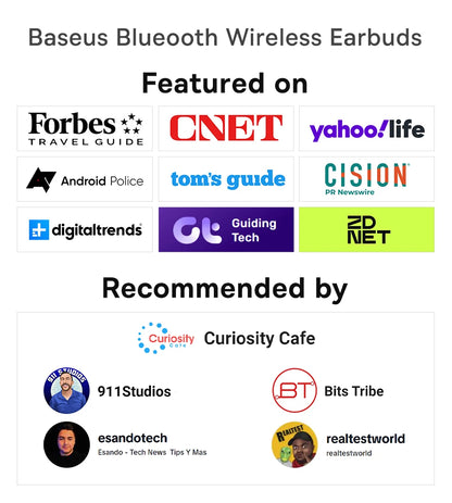 Baseus Bowie 30 Wireless Earbuds - 50dB ANC, 6 Mics, 65H Playtime