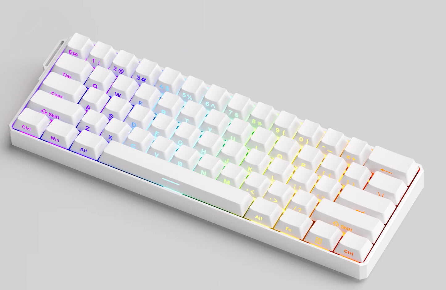 Akko MonsGeek FUN60 Mechanical Keyboard Magnetic Switch 60% Gaming Keyboards Rapid Trigger 0.01mm 8K ARGB HE/TMR Custom Keyboard