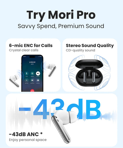 HAYLOU Mori Pro ANC Earbuds