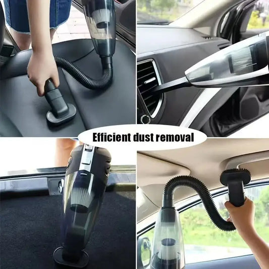 Portable Wireless Handheld Vacuum - Rechargeable Car & Home Pet Hair Cleaner