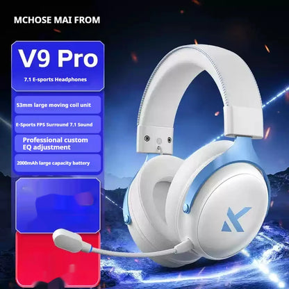 MCHOSE V9 Pro Gaming Headset - Tri-Mode, Hi-Res Audio, ANC