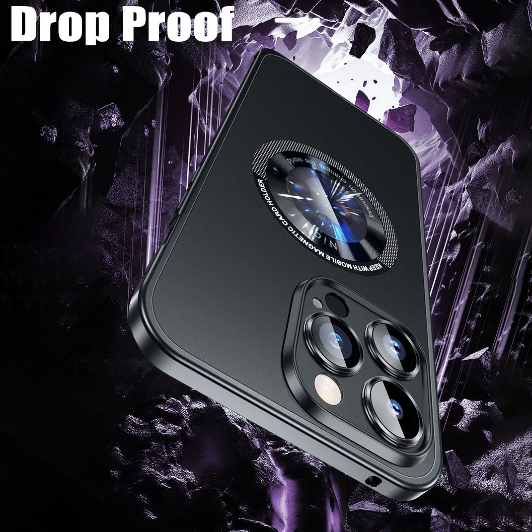 Aluminum Metal Case for iPhone with Magnetic Charging