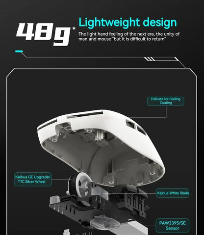 Vxe Dragonfly R1SE R1 R1pro R1ProMax Gaming Mouse Mouse Rechargeable Gamer Paw3395 Lightweight Ergonomic Wireless Mouse Esport