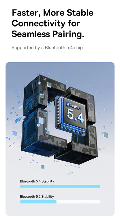 Baseus Eli 10i Open-Ear Bluetooth 5.4 Earphones - IP54 Waterproof Sports Earbuds