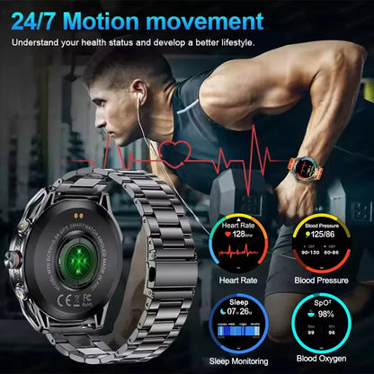 Military GPS Smartwatch - Dual-Band GNSS, 10ATM, Compass, Altimeter