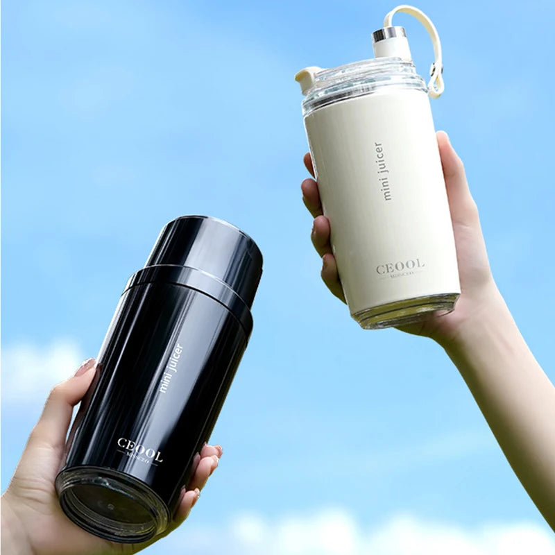 320ML USB Portable Blender Bottle with 26 Blades