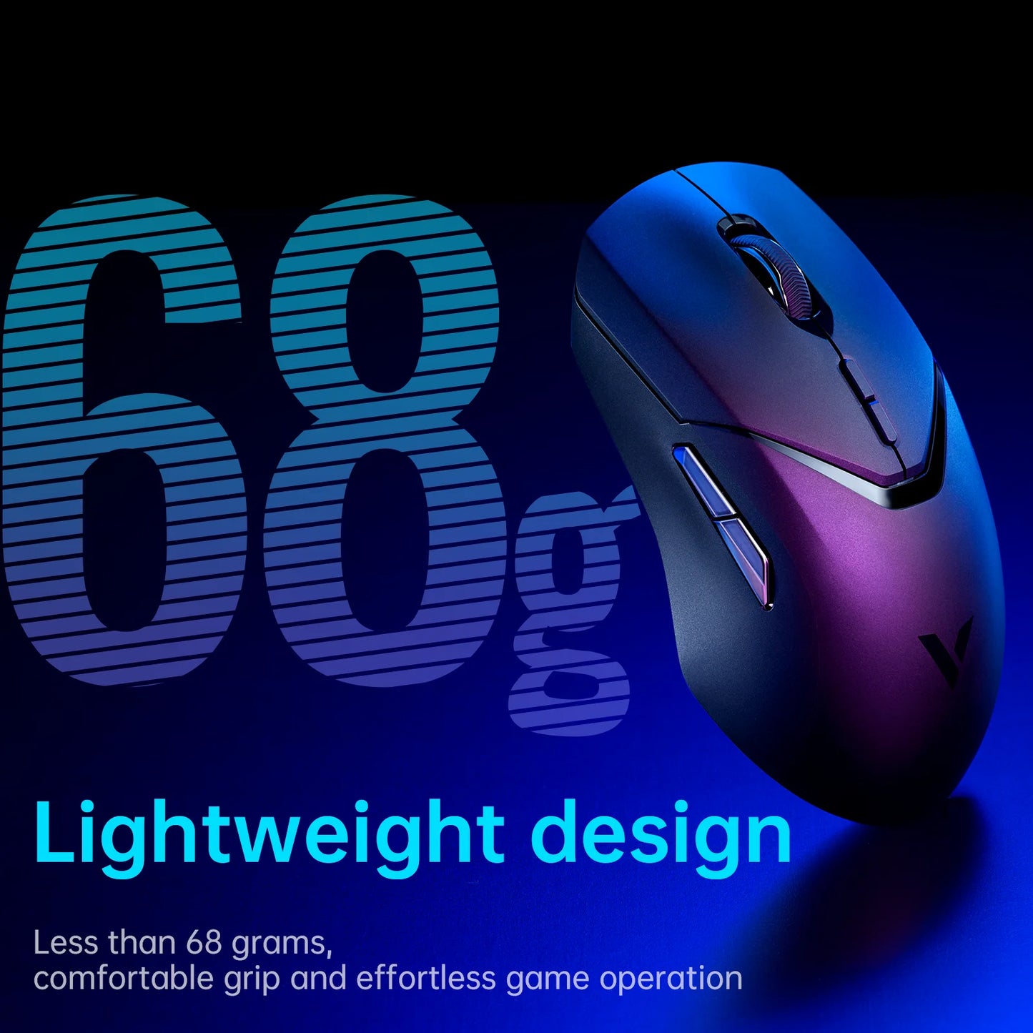 Rapoo VT9PRO PAW3398 Wireless Gaming Mouse 26000DPI 68g Lightweight Wired Wireless Mouse 160H Super Long Battery Life