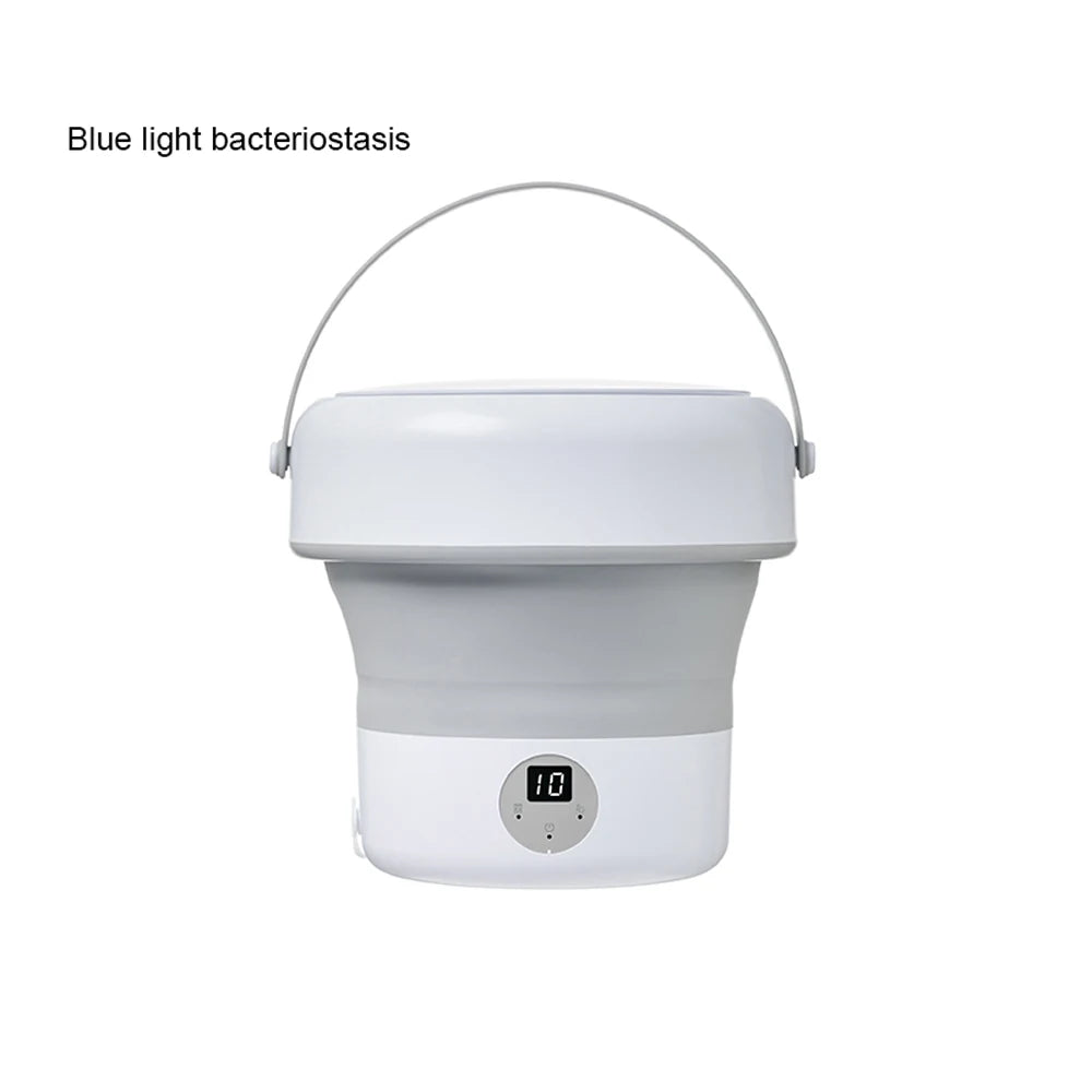 Portable Folding Washing Machine 6L 11L - Mini Ultrasonic Washer Spin Dryer