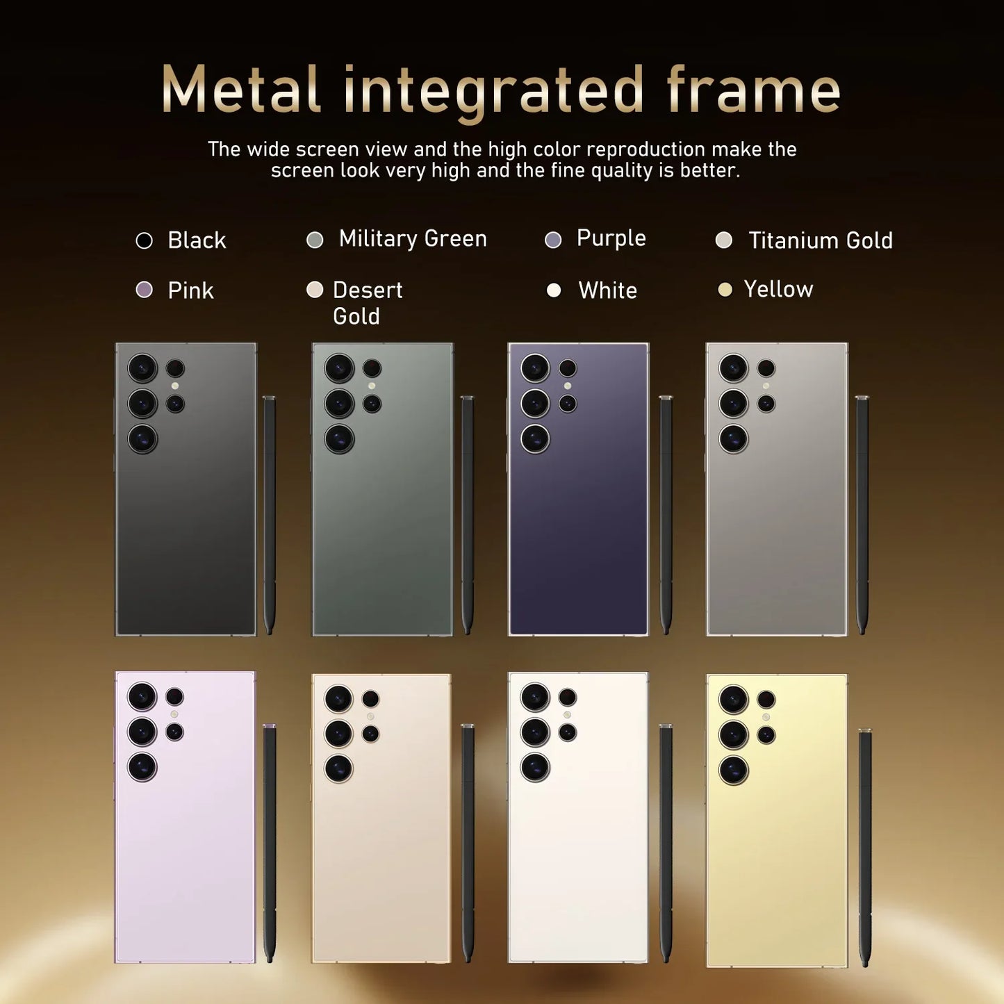 New S27 Ultra 7.3HD Global Edition Original Smart Dual Card 7800mAh Battery Facial Recognition Function CASE