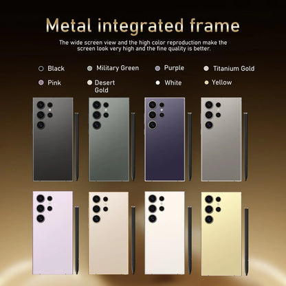 New S27 Ultra 7.3HD Global Edition Original Smart Dual Card 7800mAh Battery Facial Recognition Function CASE