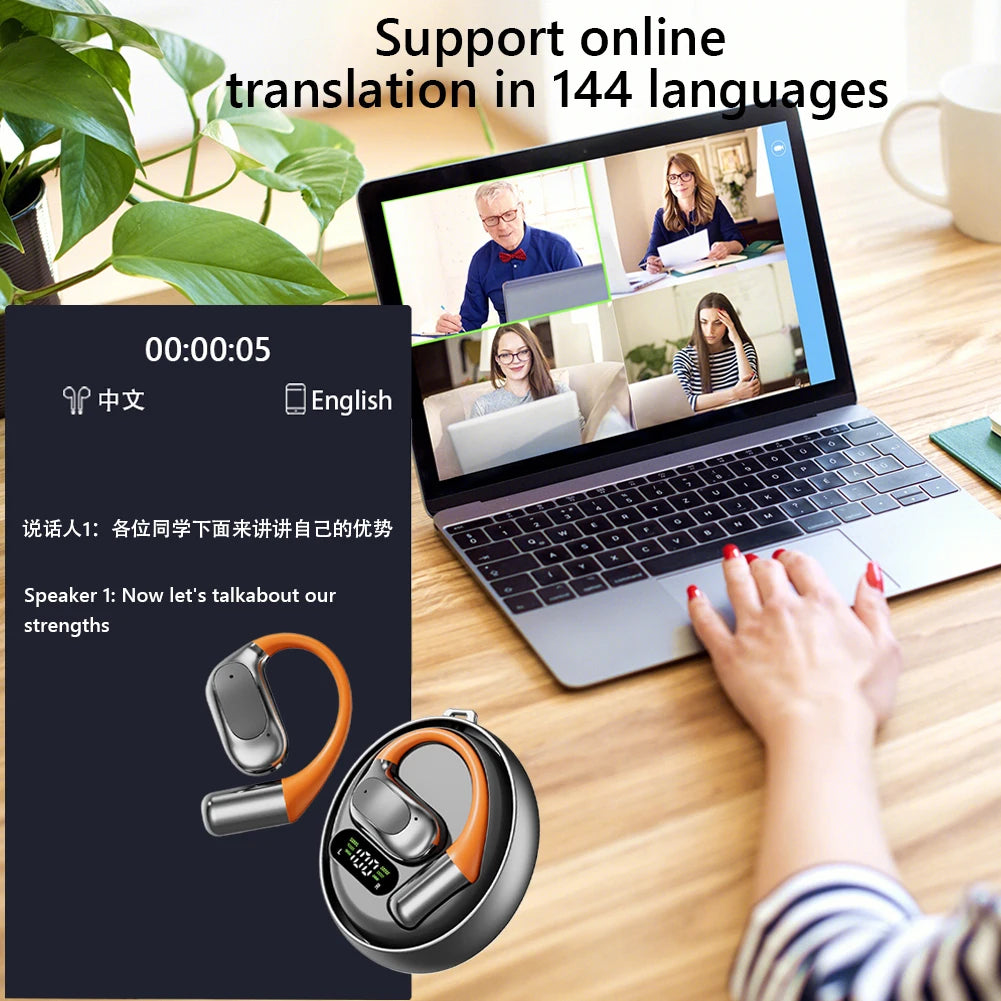 Real-Time Translation Earbuds - 144 Languages