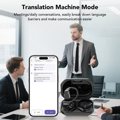 [AI Translator] MINISO M98 Wireless Headphones OWS Sports Bluetooth Earphones Gaming Headset ASMR APP Translation Earbuds IPX5