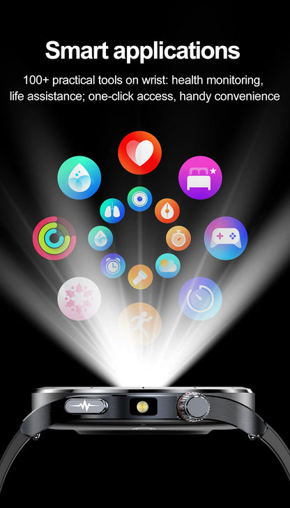 Health Smart Watch - ECG, Blood Pressure, Body Fat Analysis