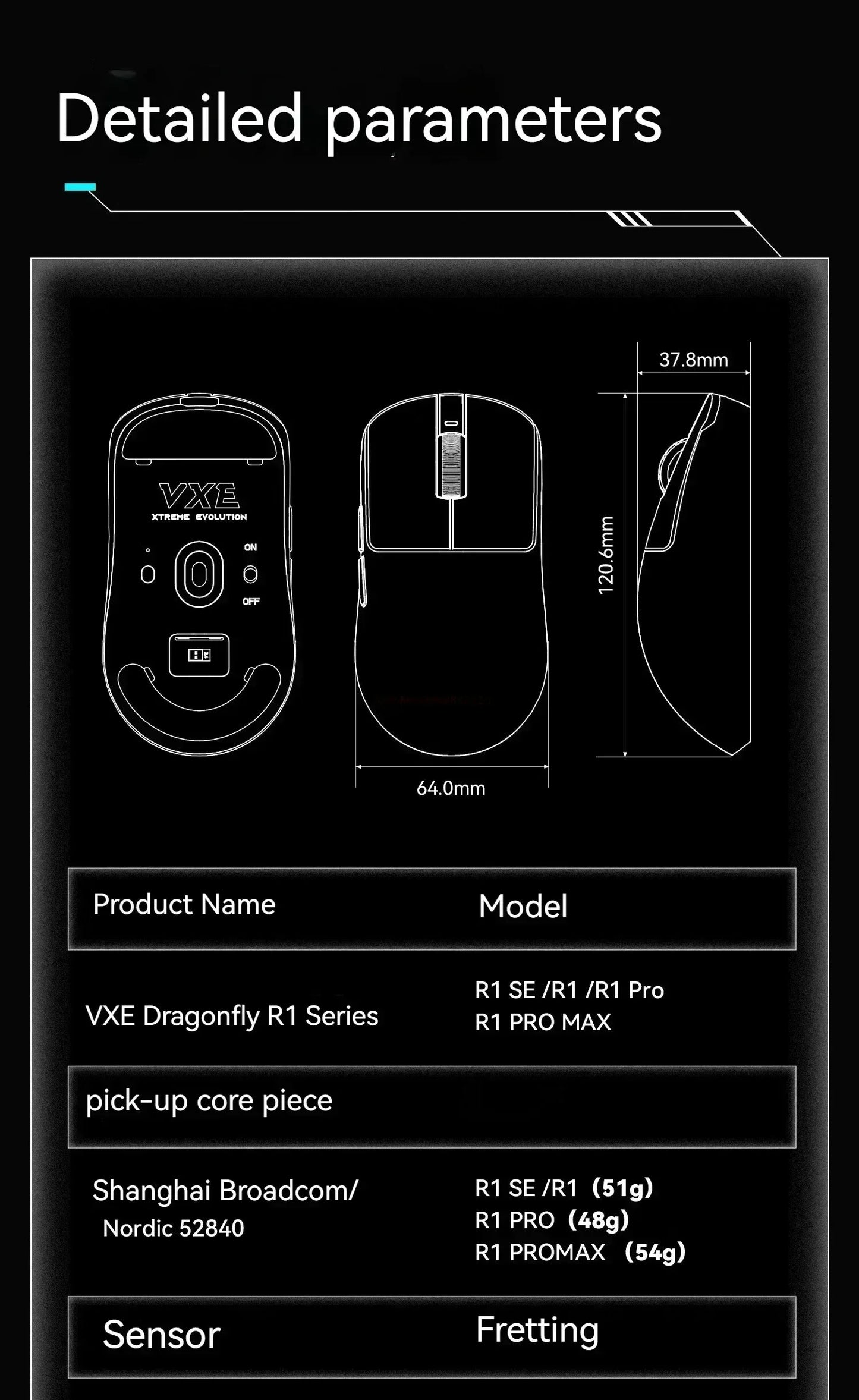 Vxe Dragonfly R1SE R1 R1pro R1ProMax Gaming Mouse Mouse Rechargeable Gamer Paw3395 Lightweight Ergonomic Wireless Mouse Esport