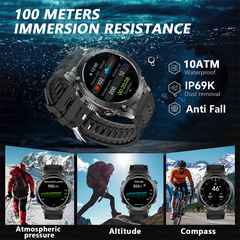 Xiaomi Ultra GPS Smart Watch - 10ATM Waterproof Dual-band GNSS Military Sport