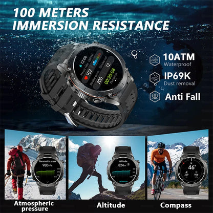 Xiaomi Ultra GPS Smart Watch - 10ATM Waterproof Dual-band GNSS Military Sport
