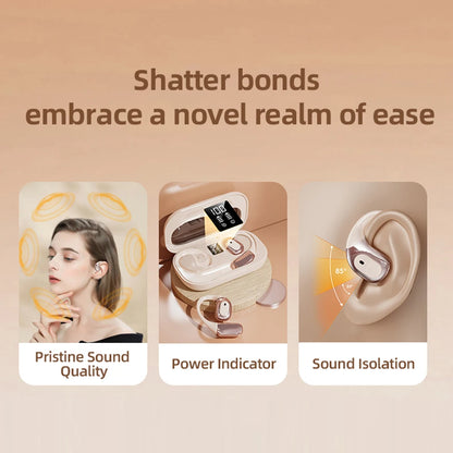 Real Time Translator Earbuds 142 Languages Noise Cancelling Instant Translated Smart Voice Translator for Sports Business Travel