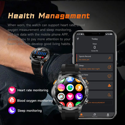 T-Rex 3 Ultra Smartwatch - 1000mAh Battery, 5ATM Waterproof, Heart Rate Monitor