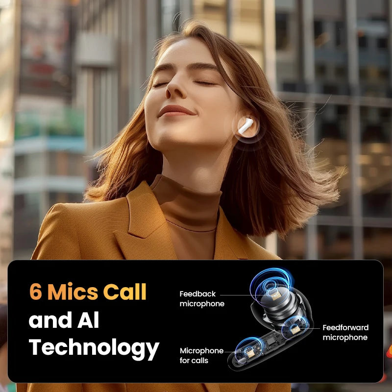 UGREEN H6 Pro Semi-Open Earbuds - ANC, LDAC Hi-Res Audio