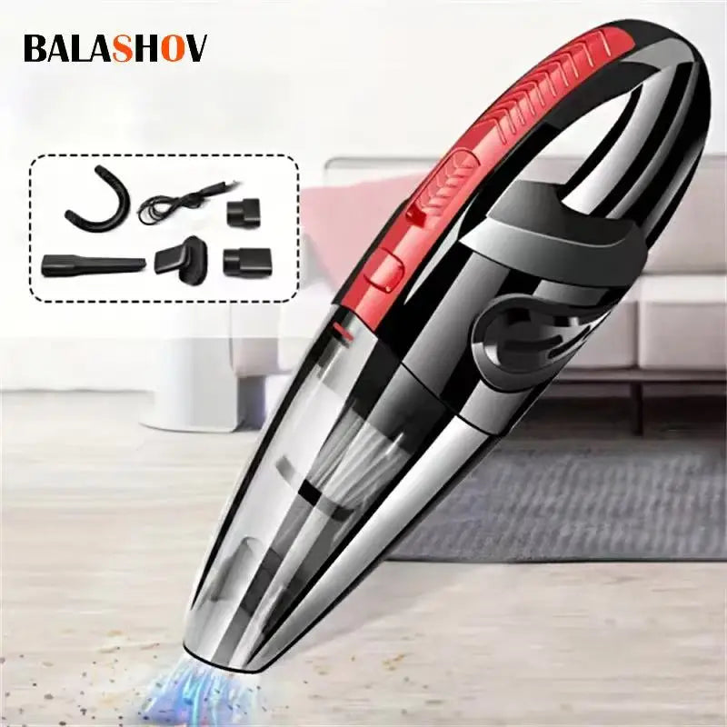 Portable Wireless Handheld Vacuum - Rechargeable Car & Home Pet Hair Cleaner