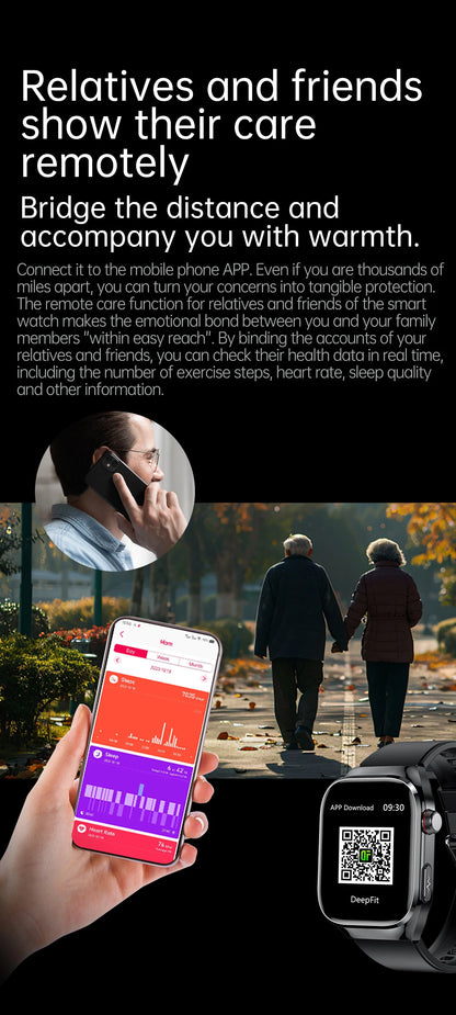 XIAOMI Health Smart Watch - ECG PPG Blood Pressure Oxygen Monitor with Bluetooth Call