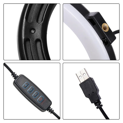 2" LED Ring Light with Tripod & Remote for TikTok & Video