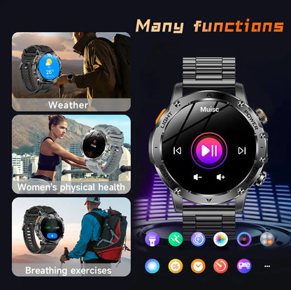 T-Rex 3 Ultra Smartwatch - 1000mAh Battery, 5ATM Waterproof, Heart Rate Monitor