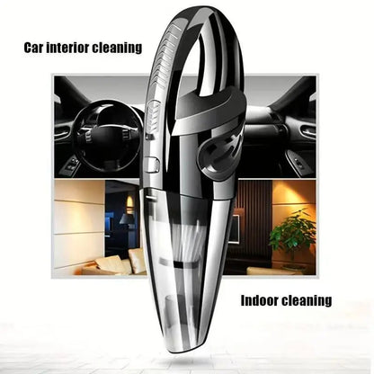 Portable Wireless Handheld Vacuum - Rechargeable Car & Home Pet Hair Cleaner