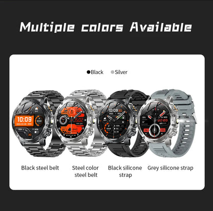 T-Rex 3 Ultra Smartwatch - 1000mAh Battery, 5ATM Waterproof, Heart Rate Monitor