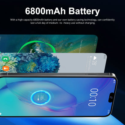 I16 Pro Max 2026 New HOT 6.8inch HD Global Edition Original Smart Dual Card 6800mAh Battery Facial Recognition Function