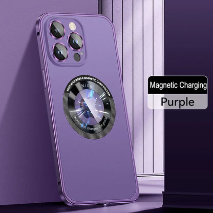 Aluminum Metal Case for iPhone with Magnetic Charging