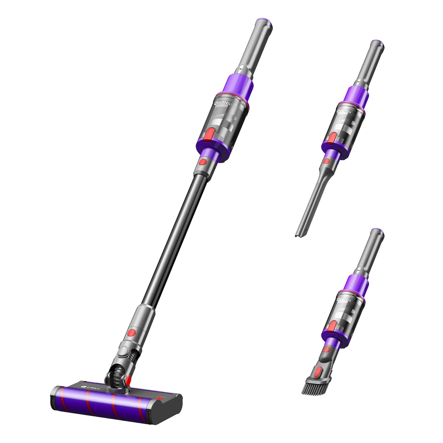 UMLO V102 Cordless Vacuum Cleaner - Brushless Motor Stick Vacuum for Pet Hair