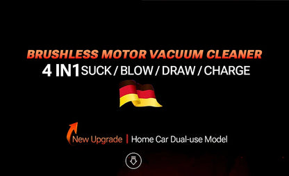 SZUK C012MAX Car Vacuum - Wireless Handheld Blower Strong Suction Cleaner