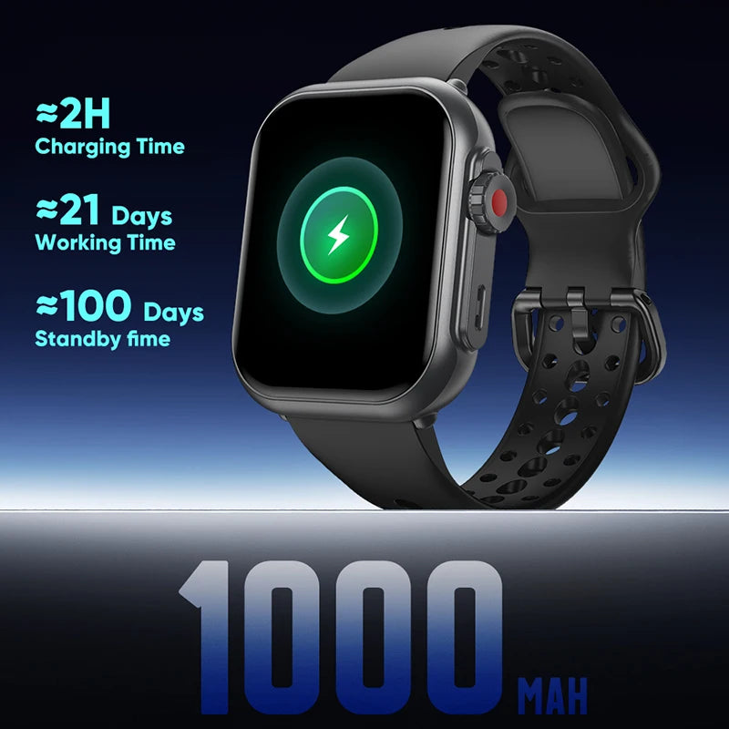Ultra 2 SE Smartwatch - 1000mAh, AMOLED, GPS, 100+ Sports Modes