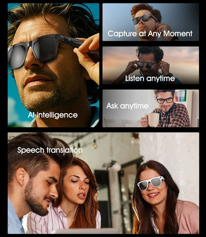 Xiaomi 8K AI Smart Glasses - 100MP Camera, ChatGPT, Bluetooth, Music Player