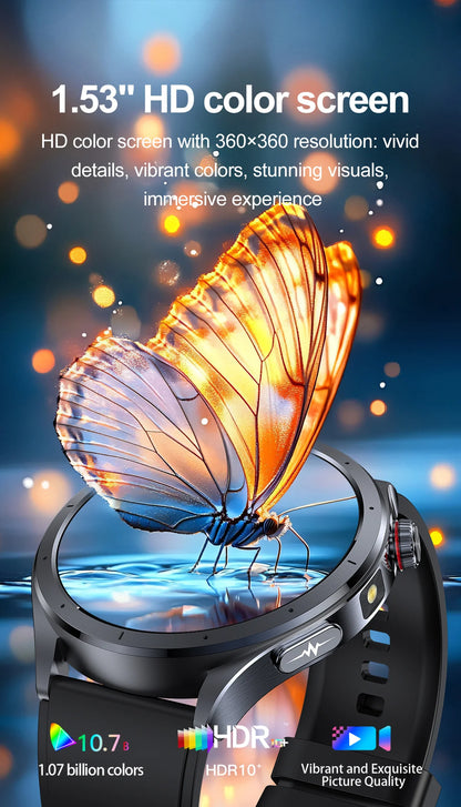 Health Smart Watch - ECG, Blood Pressure, Body Fat Analysis