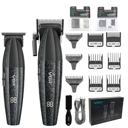 VGR V-640 Professional Hair Clipper - 9000 RPM Rechargeable Trimmer for Men