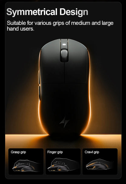 ATK Dragonfly A9 Ultra Wireless E-sports Gaming Mouse Ultra-lightweight Tri-mode Dual 8K Ergonomic Mice A9 Plus PAW3395/3950