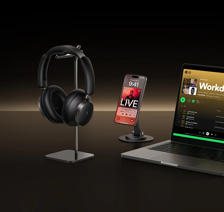 UGREEN Studio Pro ANC Headphones - 48dB Noise Cancelling Bluetooth Hi-Res LDAC