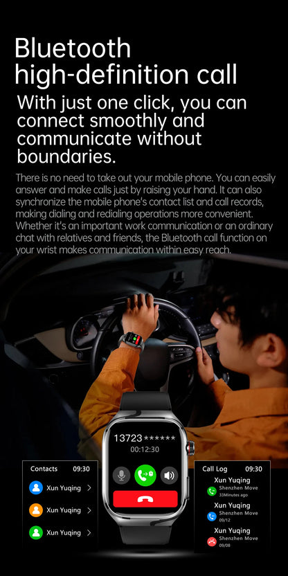 XIAOMI Health Smart Watch - ECG PPG Blood Pressure Oxygen Monitor with Bluetooth Call