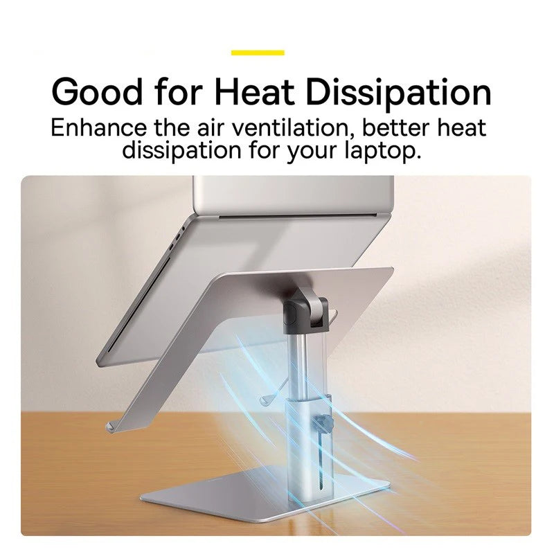 Baseus Adjustable Aluminum Laptop Stand for MacBook & Tablets